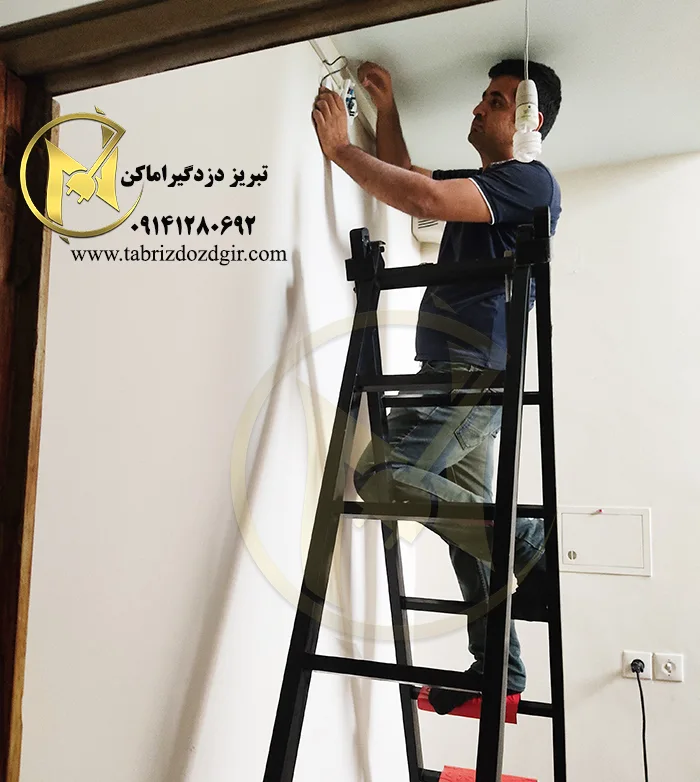 آموزش نصب دزدگیر اماکن در خانه تبریز